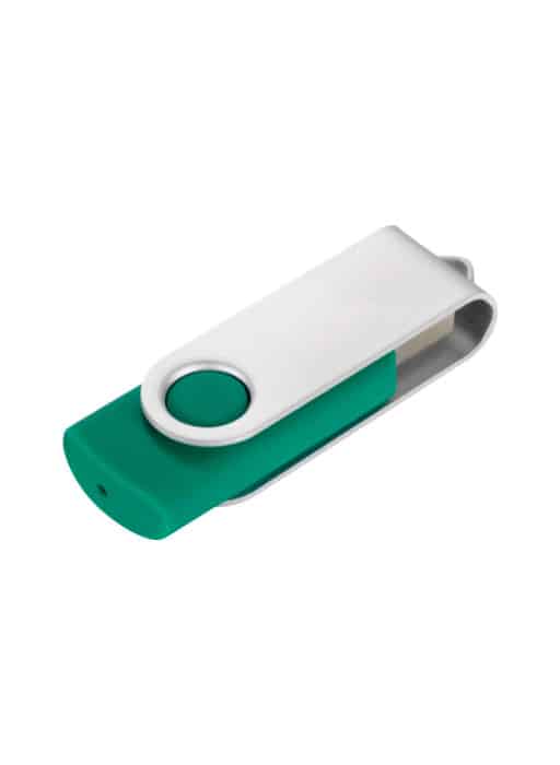 Memoria USB Giratoria Verde